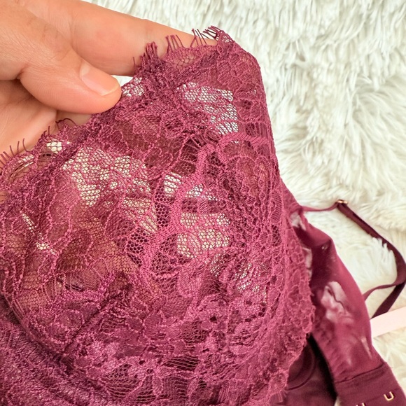 Victorias Secret Unlined balconet maroon 34DD/E75 - Picture 9 of 9